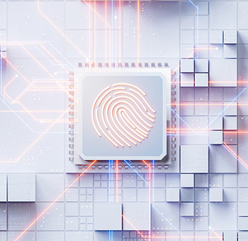 A semiconductor circuit board with a fingerprint recognition sensor